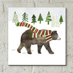 Epic Art 'Woodland Christmas I' by Victoria Borges, Acrylic Glass Wall Art,12x12