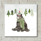 Epic Art 'Woodland Christmas IV' by Victoria Borges, Acrylic Glass Wall Art,12x12