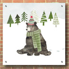 Epic Art 'Woodland Christmas IV' by Victoria Borges, Acrylic Glass Wall Art,36x36