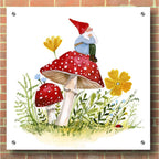Epic Art 'Garden Guardian I' by Victoria Borges, Acrylic Glass Wall Art,36x36