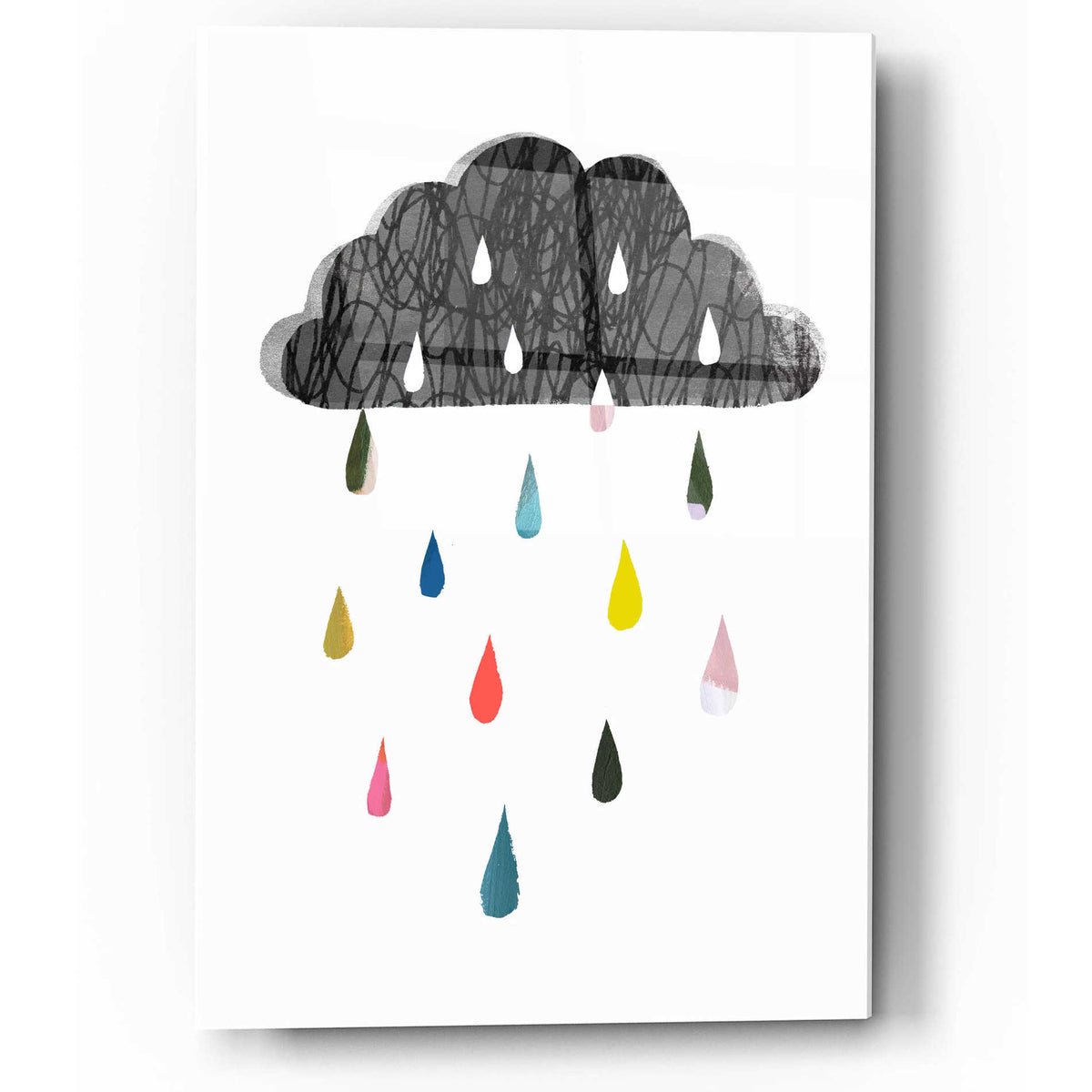 Epic Art 'Rainy Day Rainbow II' by Victoria Borges, Acrylic Glass Wall Art