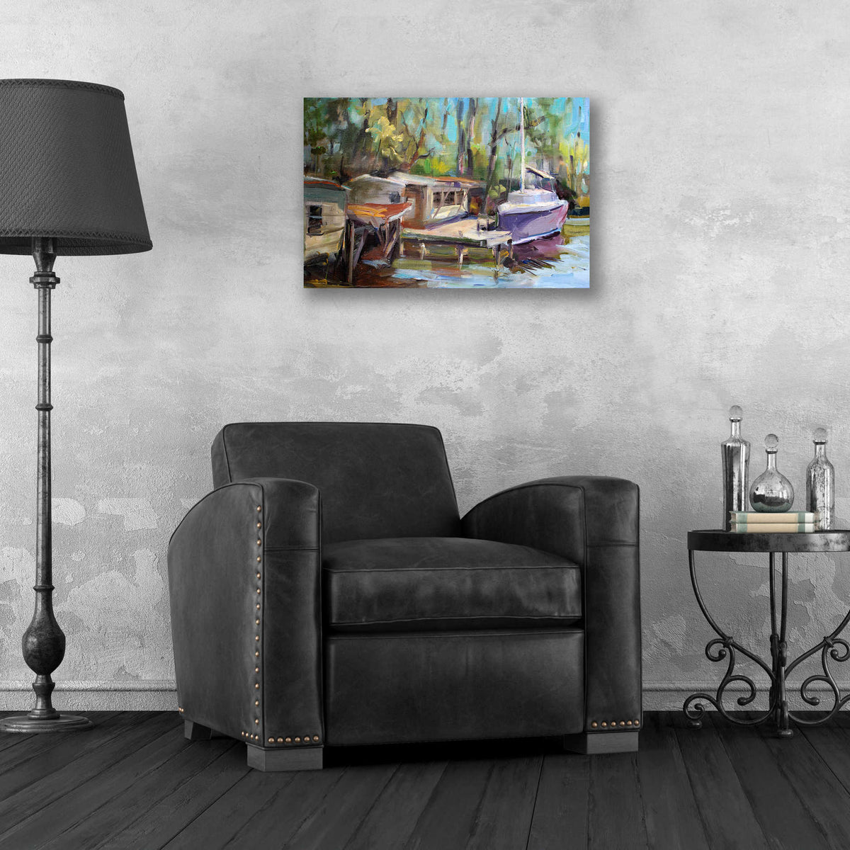 Epic Art 'Afternoon Rest' by Carol Hallock, Acrylic Glass Wall Art,24x16