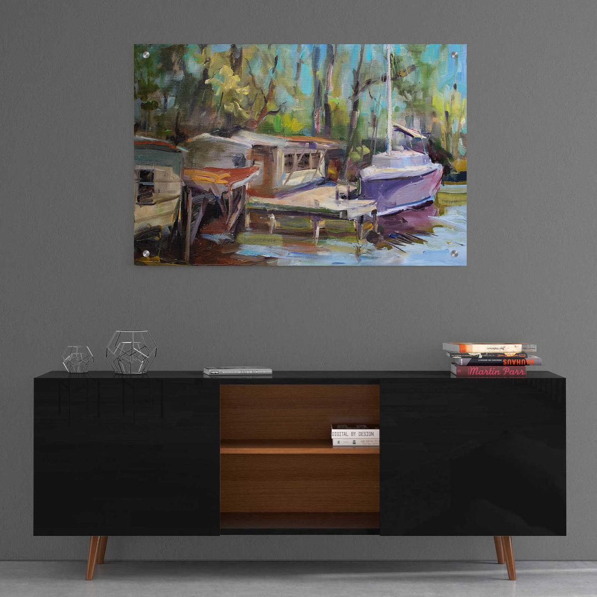Epic Art 'Afternoon Rest' by Carol Hallock, Acrylic Glass Wall Art,36x24