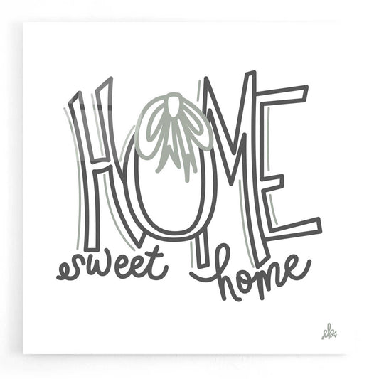 Epic Art 'Home Sweet Home' by Erin Barrett, Acrylic Glass Wall Art