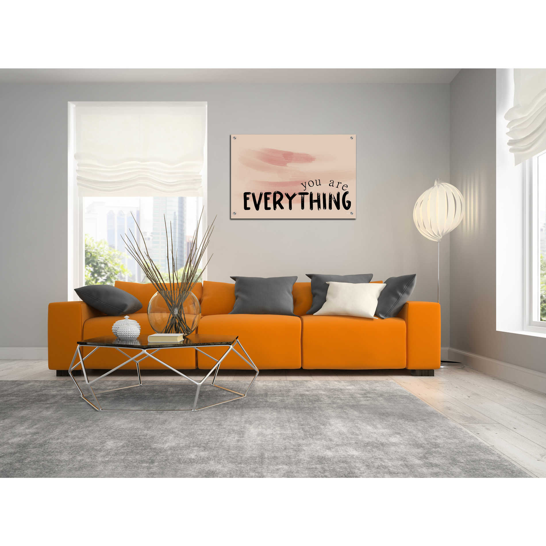 Epic Art 'You Are Everything' by Jaxn Blvd, Acrylic Glass Wall Art,36x24