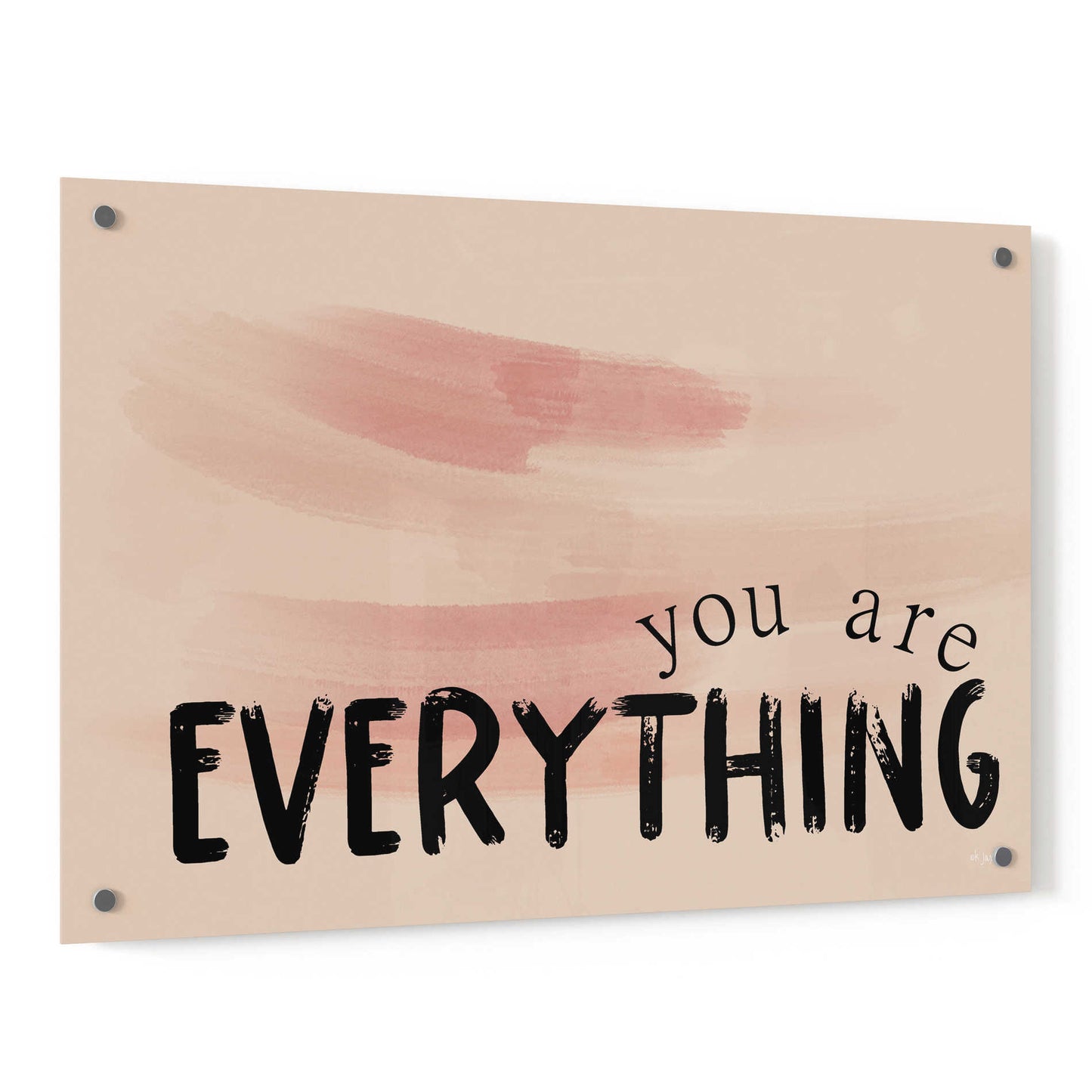 Epic Art 'You Are Everything' by Jaxn Blvd, Acrylic Glass Wall Art,36x24