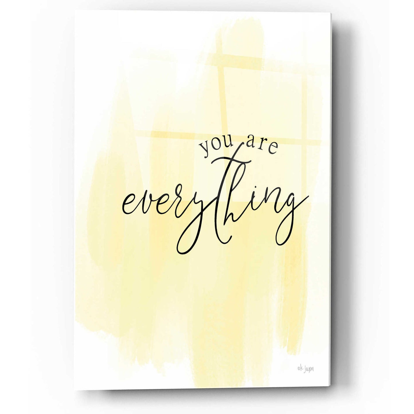 Epic Art 'You Are My Everything' by Jaxn Blvd, Acrylic Glass Wall Art,12x16