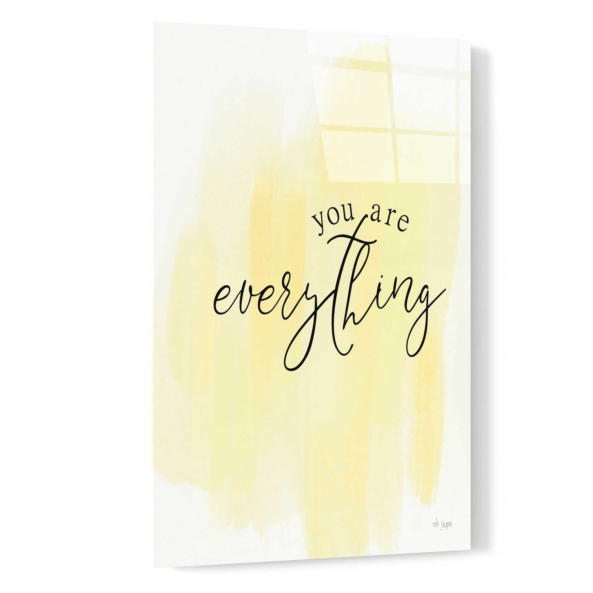 Epic Art 'You Are My Everything' by Jaxn Blvd, Acrylic Glass Wall Art,16x24