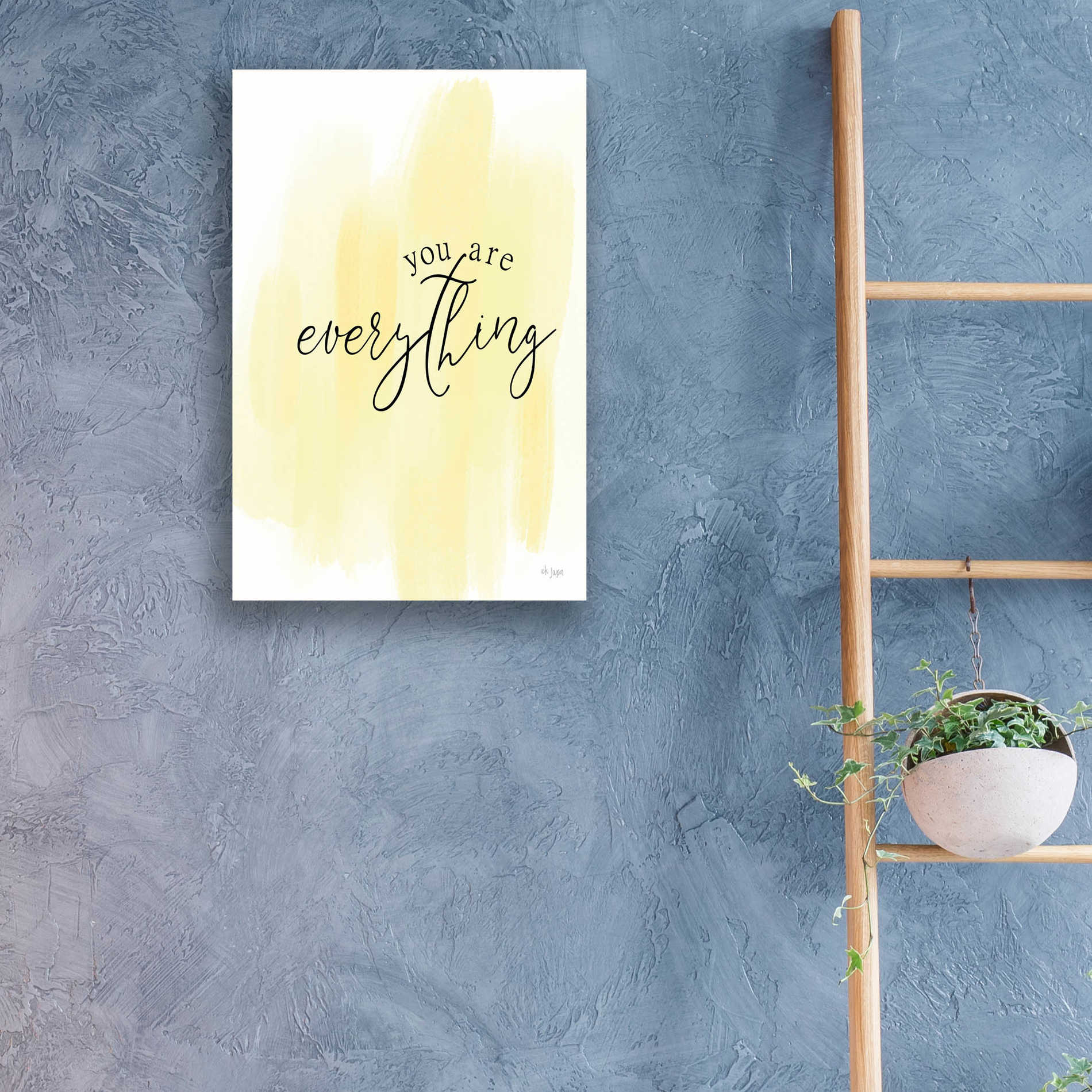 Epic Art 'You Are My Everything' by Jaxn Blvd, Acrylic Glass Wall Art,16x24