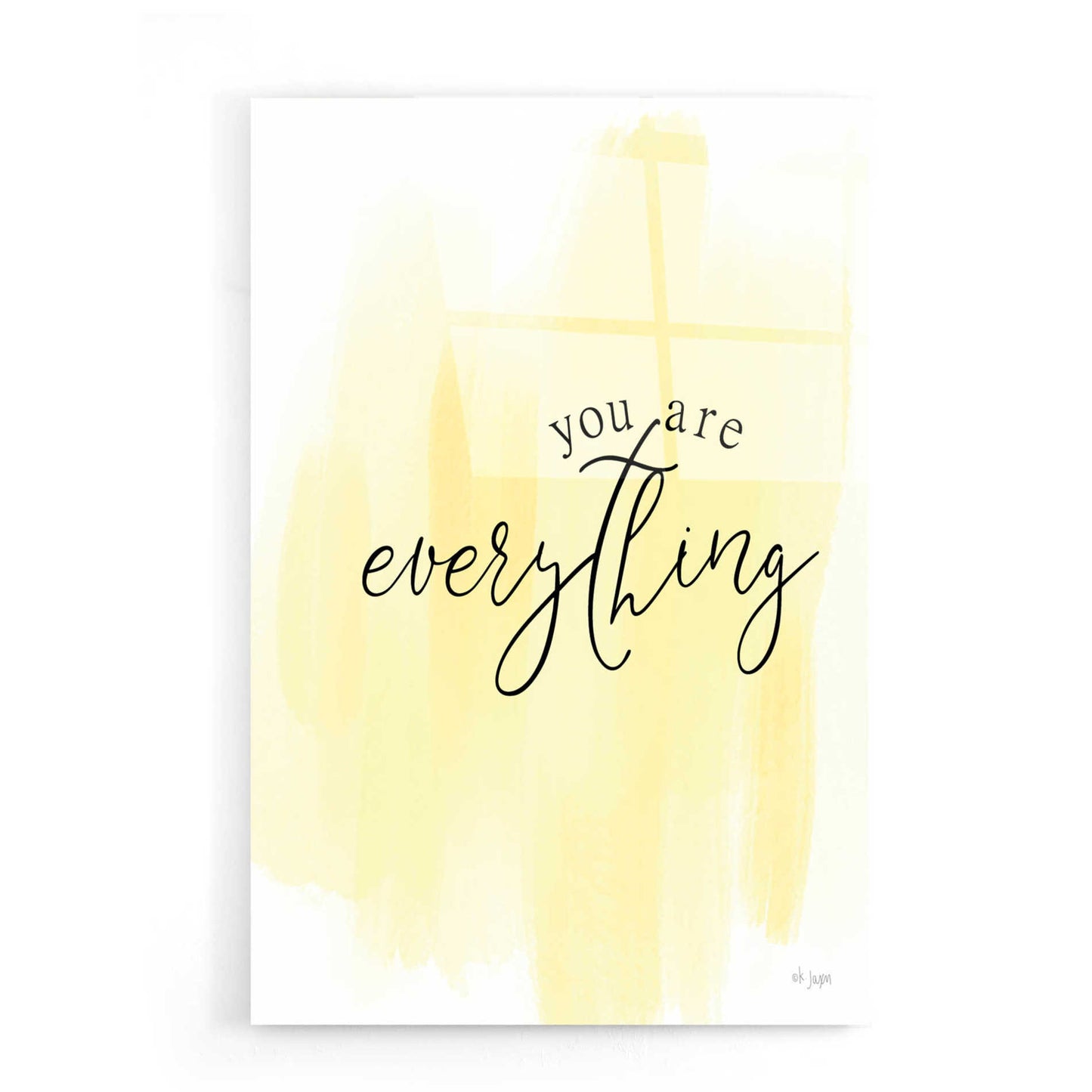 Epic Art 'You Are My Everything' by Jaxn Blvd, Acrylic Glass Wall Art,16x24