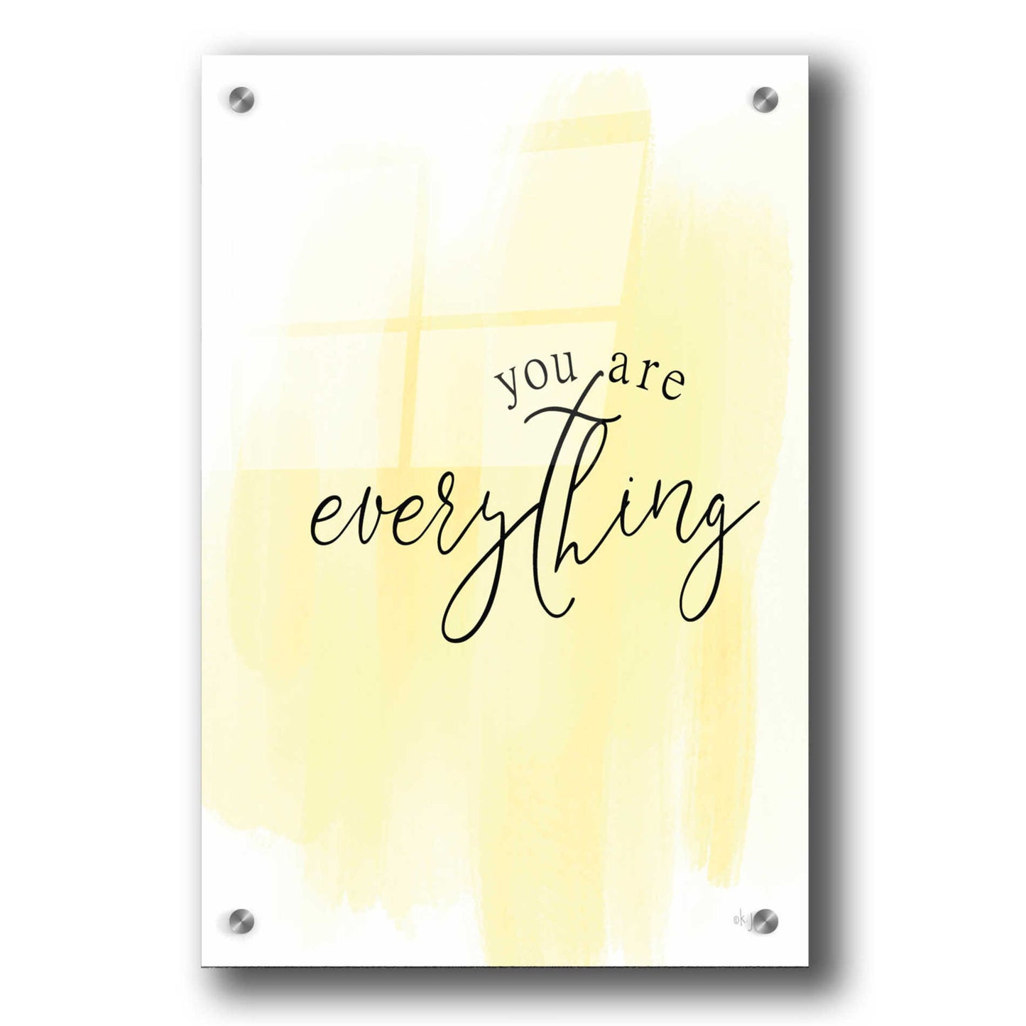 Epic Art 'You Are My Everything' by Jaxn Blvd, Acrylic Glass Wall Art,24x36