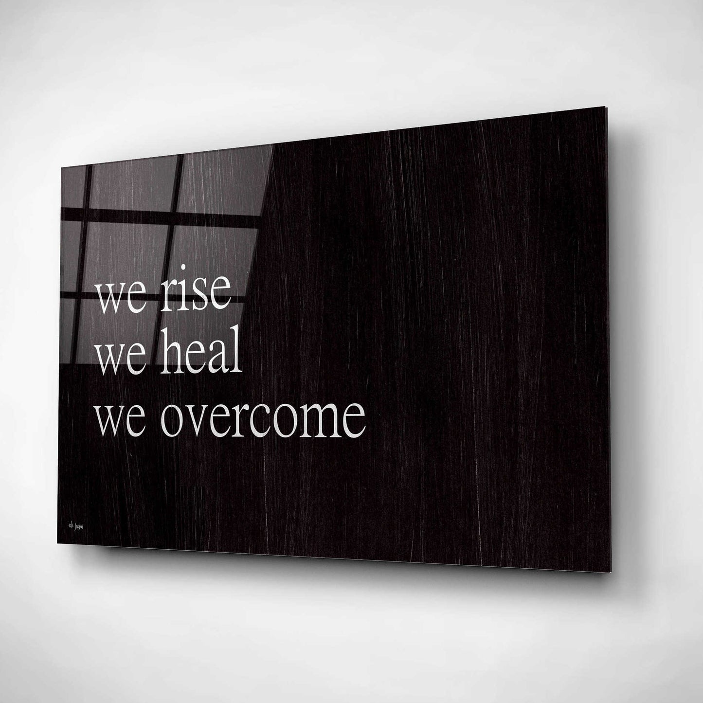 Epic Art 'We Fall, We Rise II' by Jaxn Blvd, Acrylic Glass Wall Art,24x16