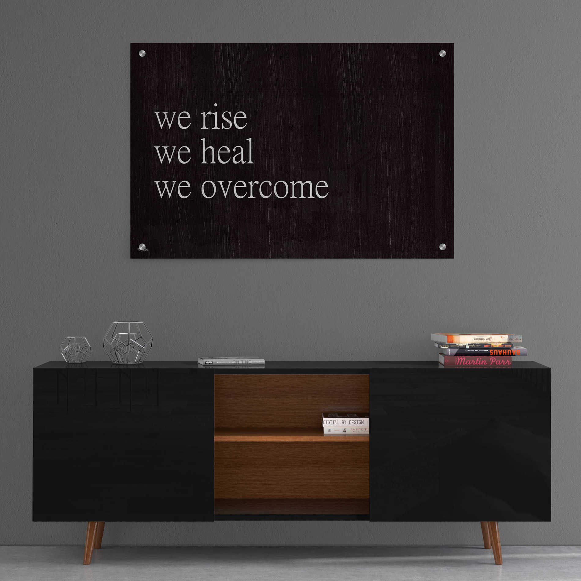 Epic Art 'We Fall, We Rise II' by Jaxn Blvd, Acrylic Glass Wall Art,36x24