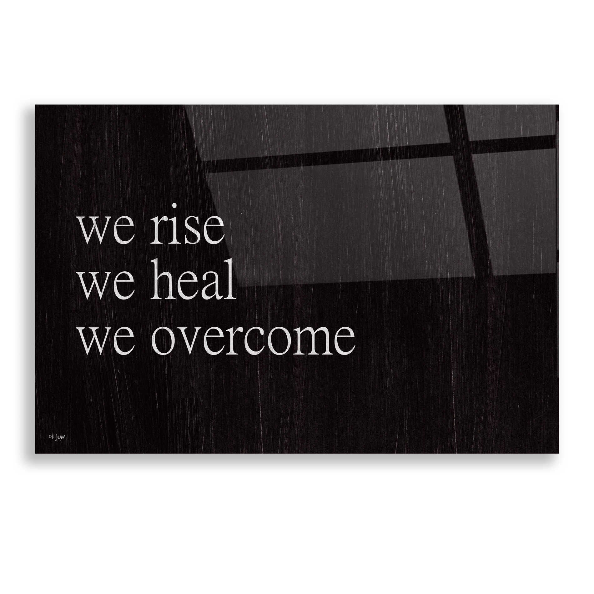 Epic Art 'We Fall, We Rise II' by Jaxn Blvd, Acrylic Glass Wall Art