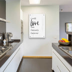 Epic Art 'Love You Fiercely Forever' by Jaxn Blvd, Acrylic Glass Wall Art,24x36