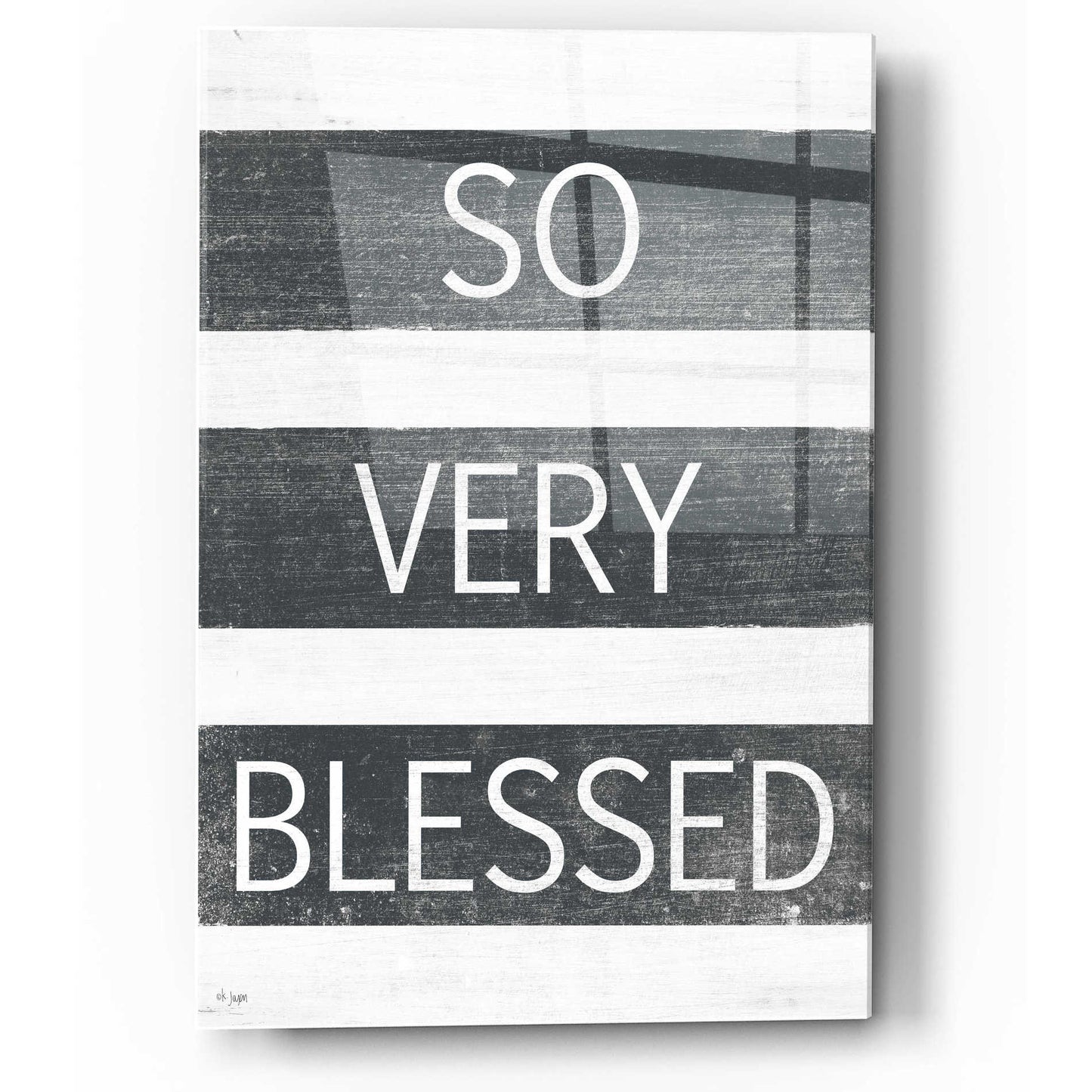 Epic Art 'So Very Blessed' by Jaxn Blvd, Acrylic Glass Wall Art,12x16