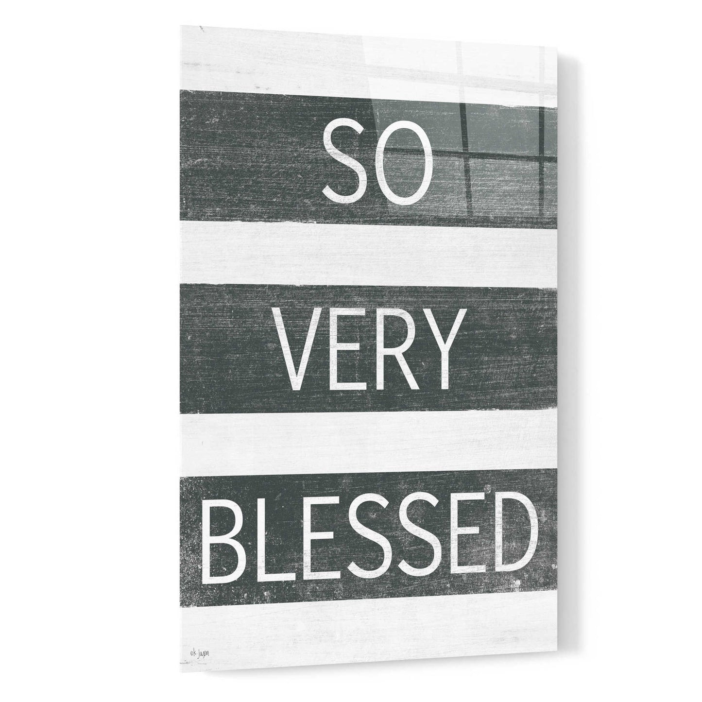 Epic Art 'So Very Blessed' by Jaxn Blvd, Acrylic Glass Wall Art,16x24