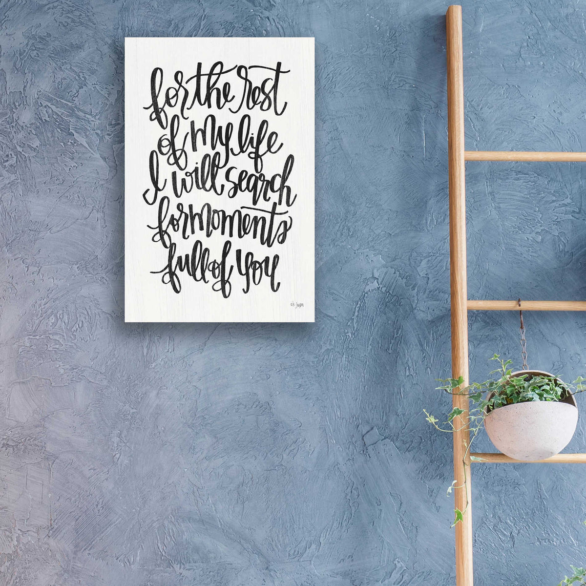 Epic Art 'For the Rest of My Life' by Jaxn Blvd, Acrylic Glass Wall Art,16x24