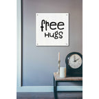 Epic Art 'Free Hugs' by Jaxn Blvd, Acrylic Glass Wall Art,24x24