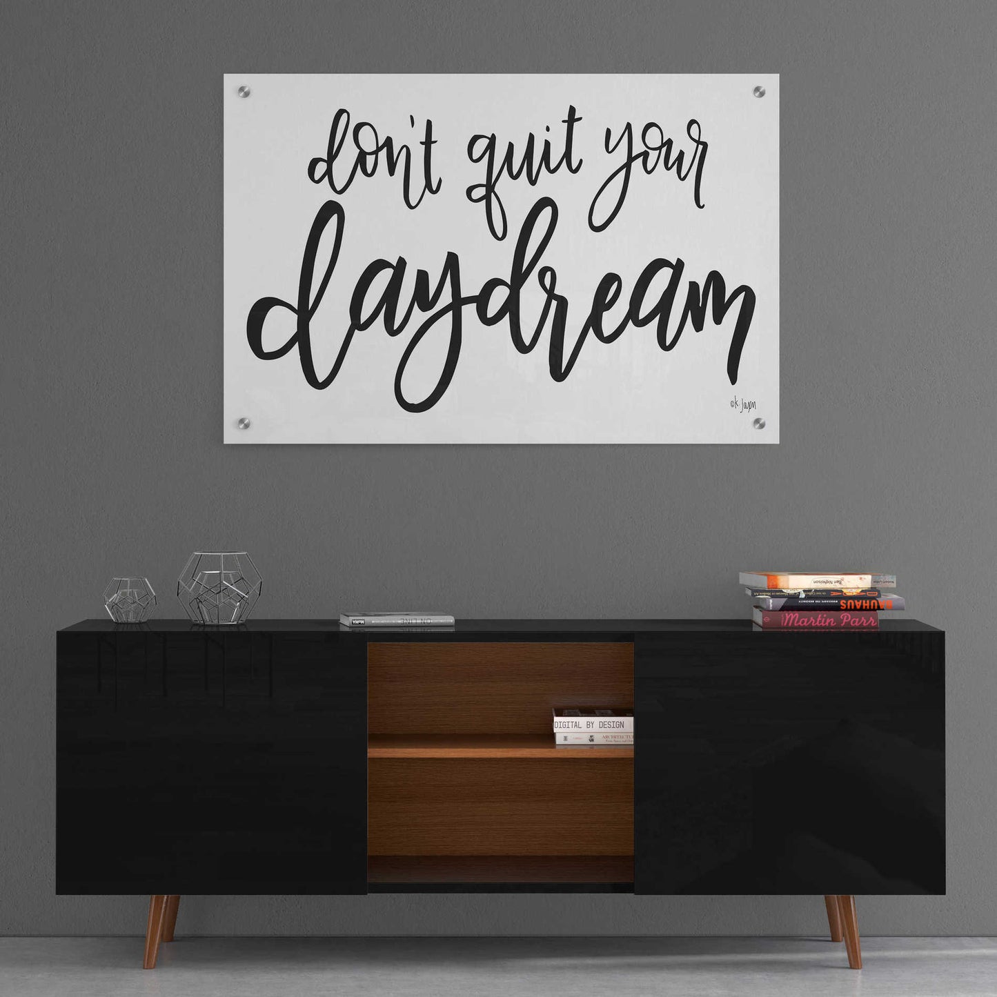 Epic Art 'Don't Quit Your Daydream' by Jaxn Blvd, Acrylic Glass Wall Art,36x24