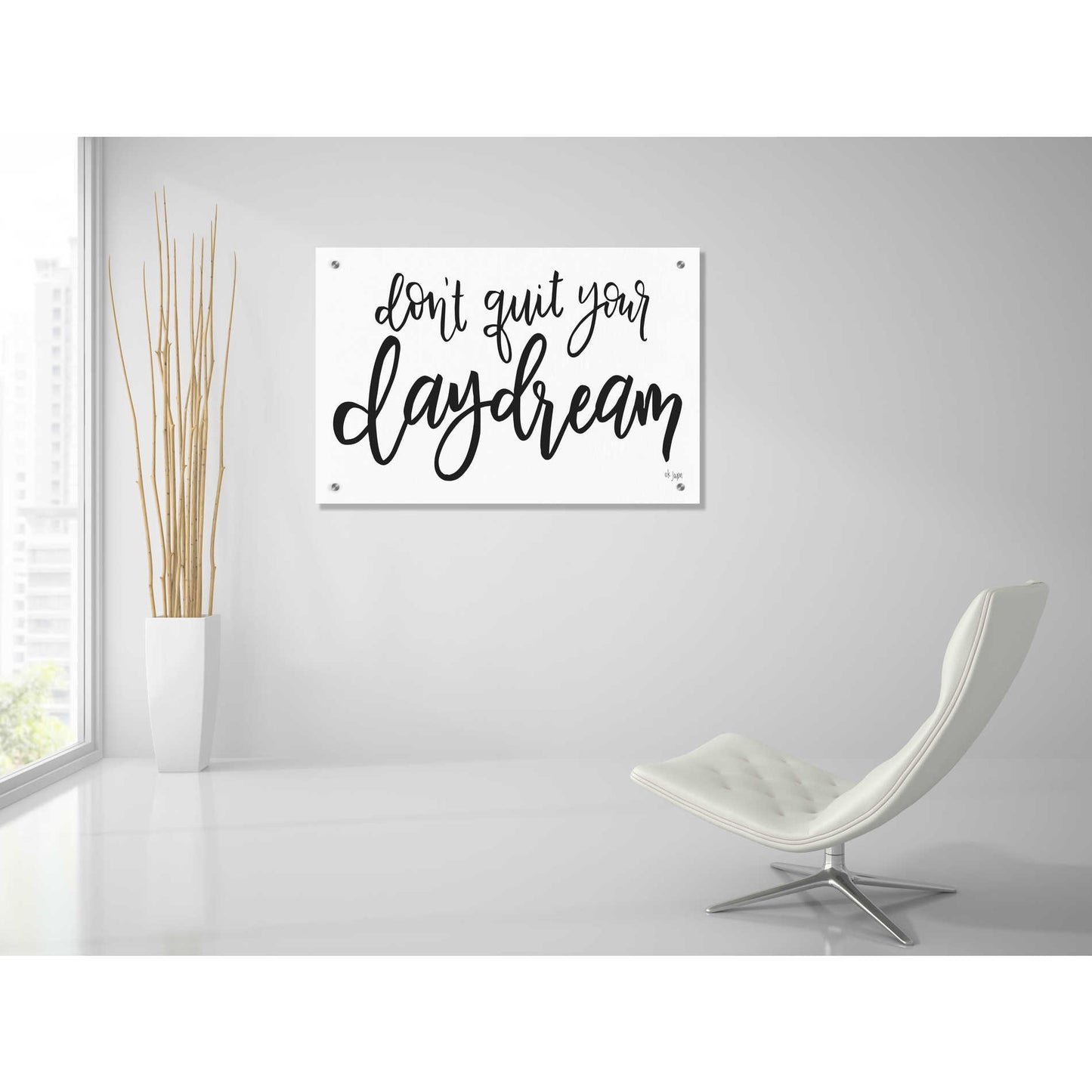 Epic Art 'Don't Quit Your Daydream' by Jaxn Blvd, Acrylic Glass Wall Art,36x24