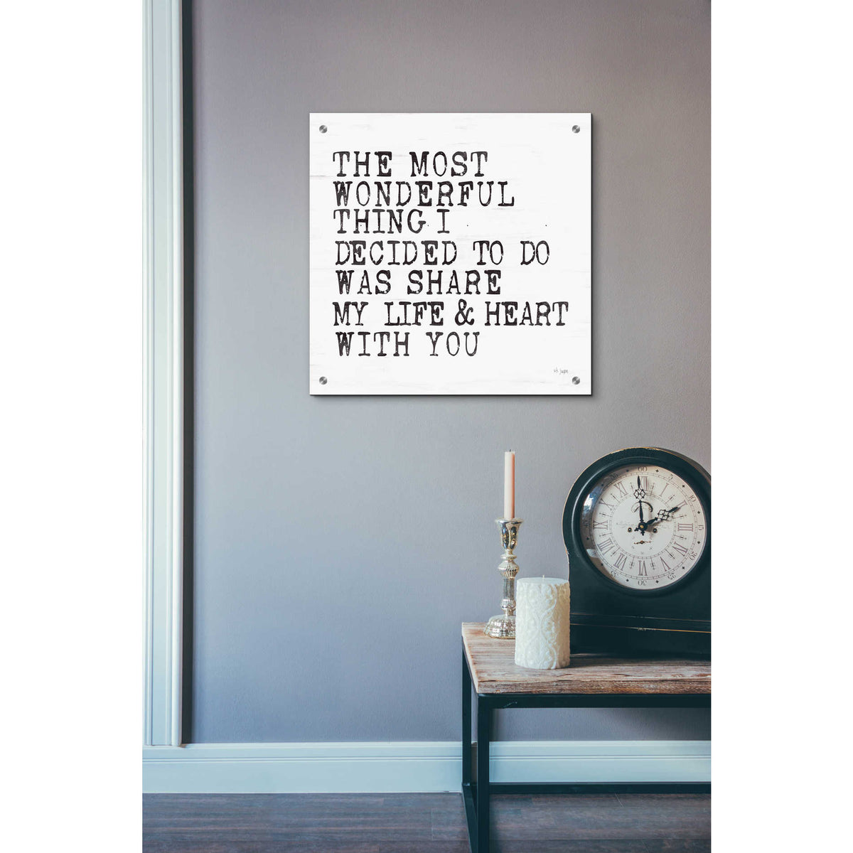 Epic Art 'The Most Wonderful Thing' by Jaxn Blvd, Acrylic Glass Wall Art,24x24