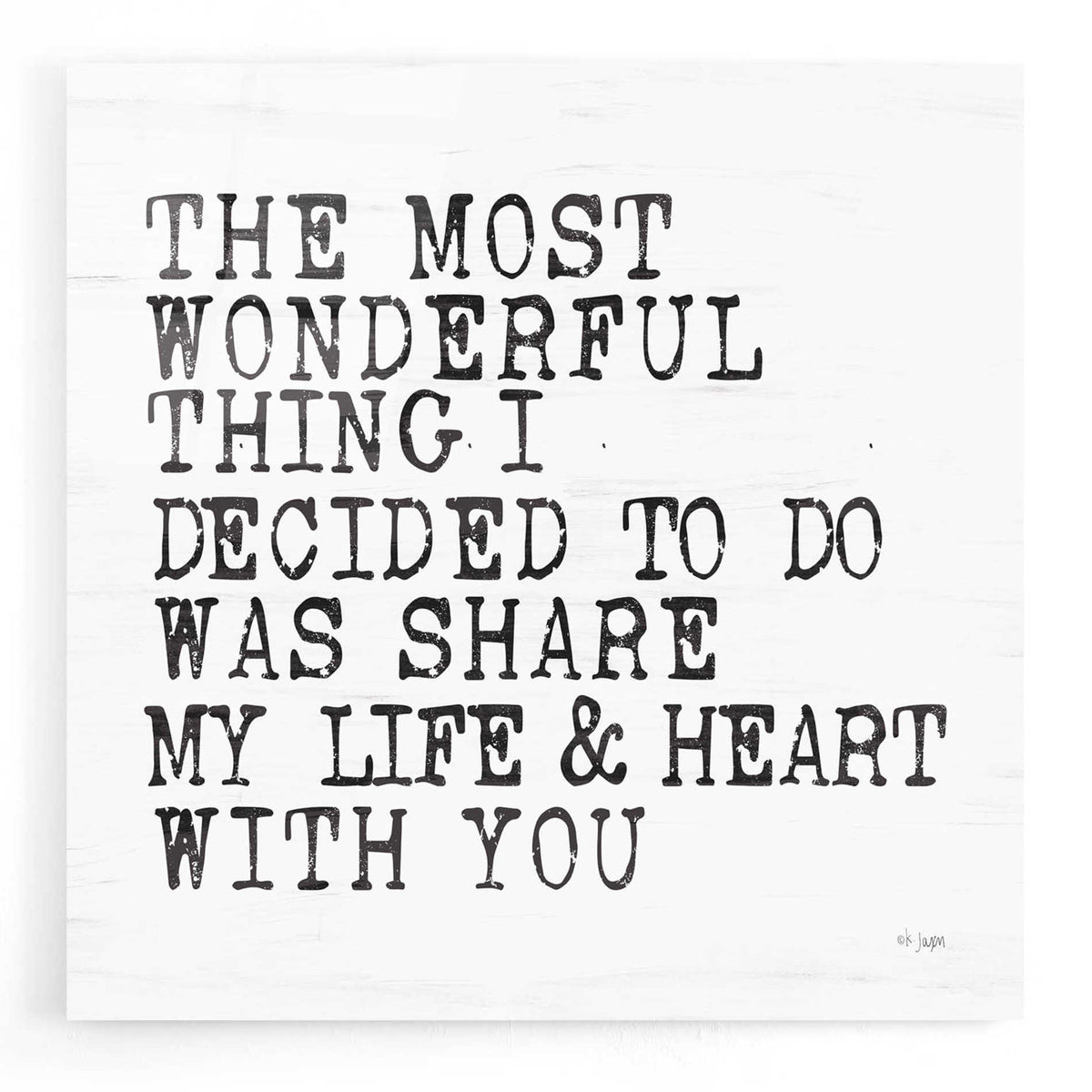 Epic Art 'The Most Wonderful Thing' by Jaxn Blvd, Acrylic Glass Wall Art