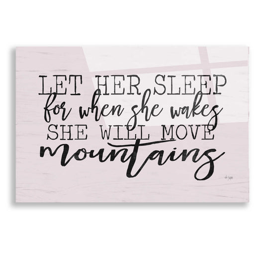 Epic Art 'Let Her Sleep' by Jaxn Blvd, Acrylic Glass Wall Art