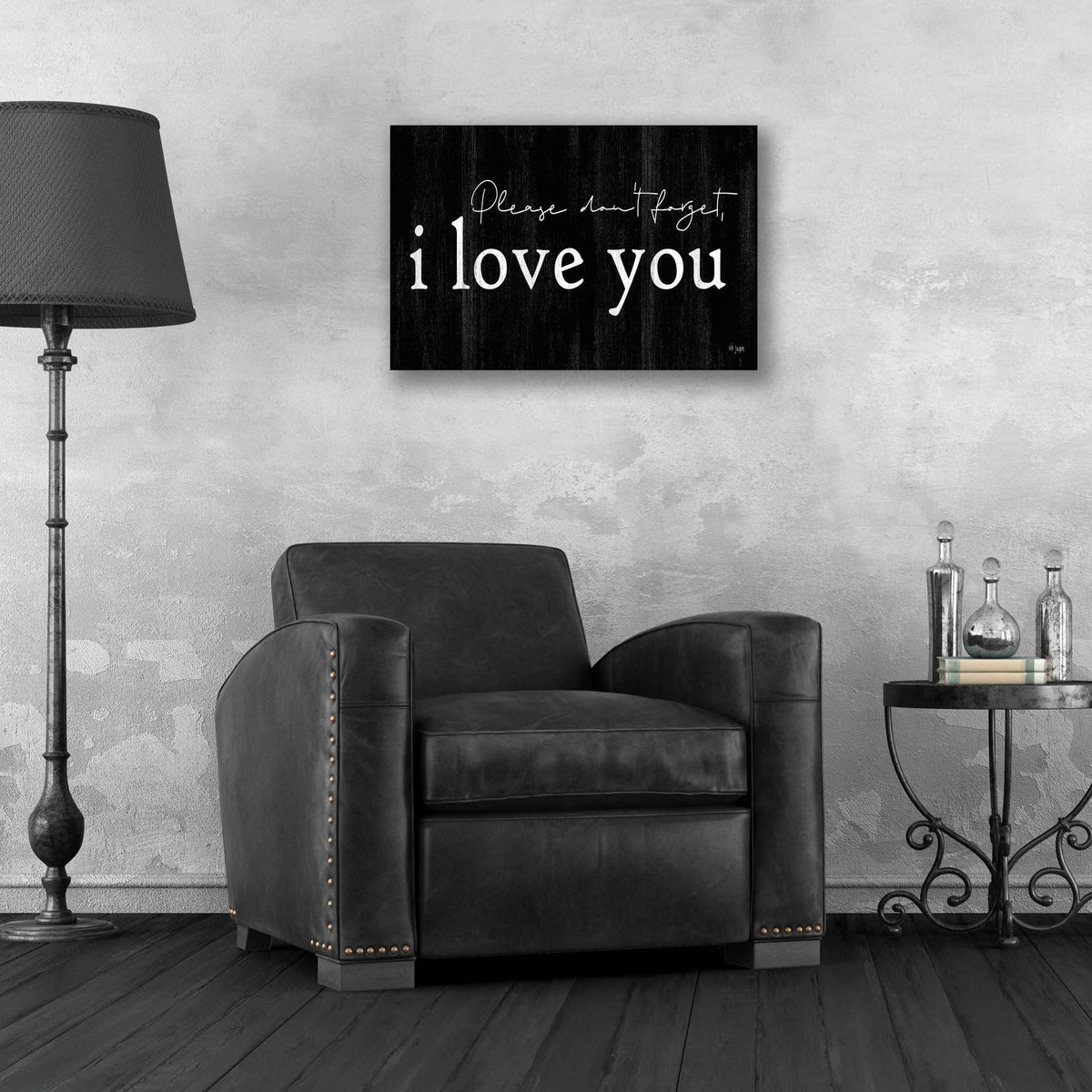 Epic Art 'Please Don't Forget' by Jaxn Blvd, Acrylic Glass Wall Art,24x16