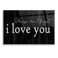 Epic Art 'Please Don't Forget' by Jaxn Blvd, Acrylic Glass Wall Art
