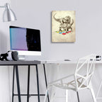 Epic Art 'The Ultimate Battle' by Michael Buxton, Acrylic Glass Wall Art,12x16