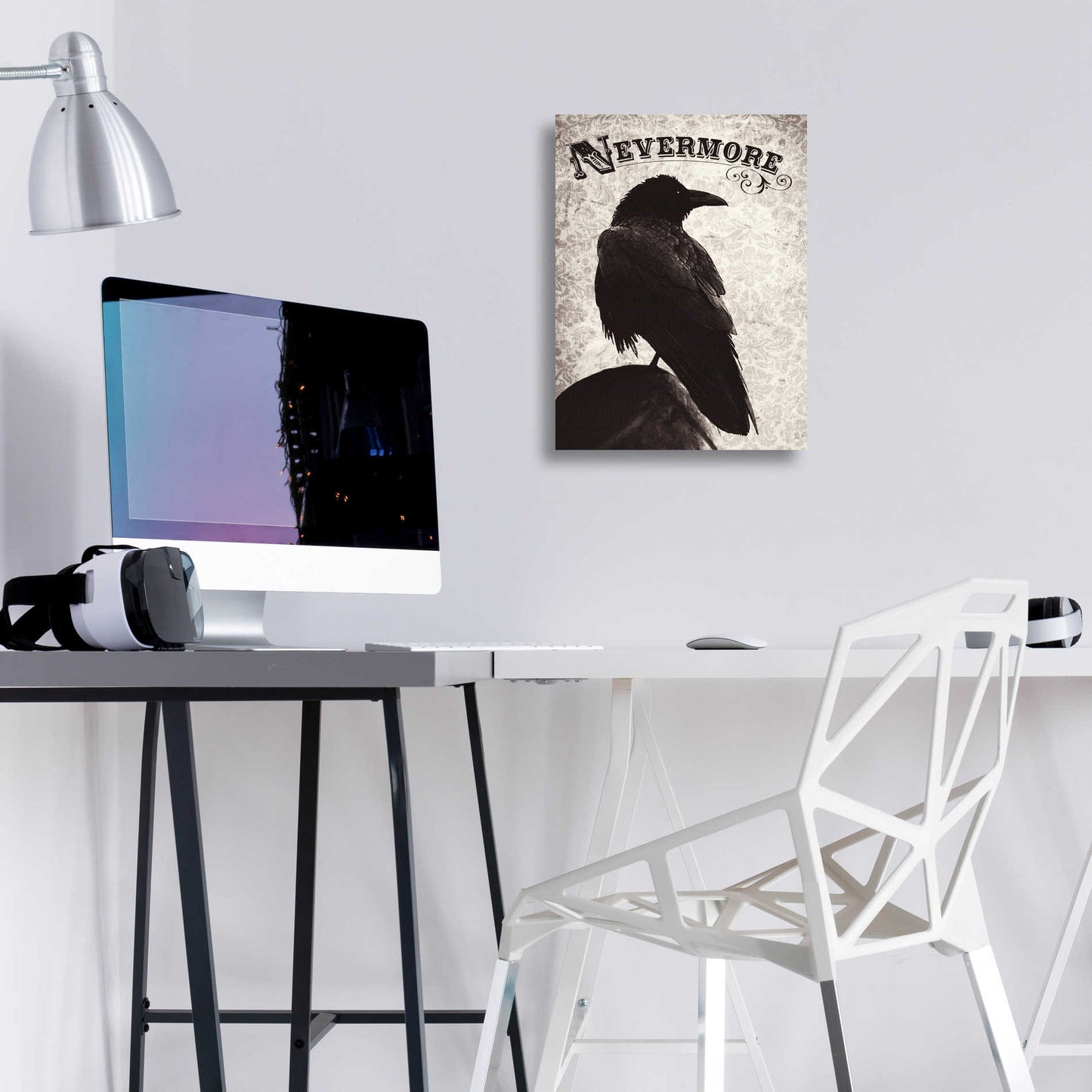 Epic Art 'Nevermore' by Michael Buxton, Acrylic Glass Wall Art,12x16