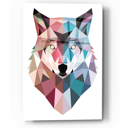 Epic Art 'Geo Wolf' by Michael Buxton, Acrylic Glass Wall Art