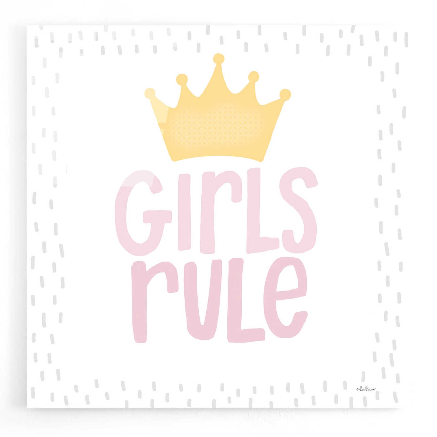 Epic Art 'Girls Rule' by Lisa Larson, Acrylic Glass Wall Art