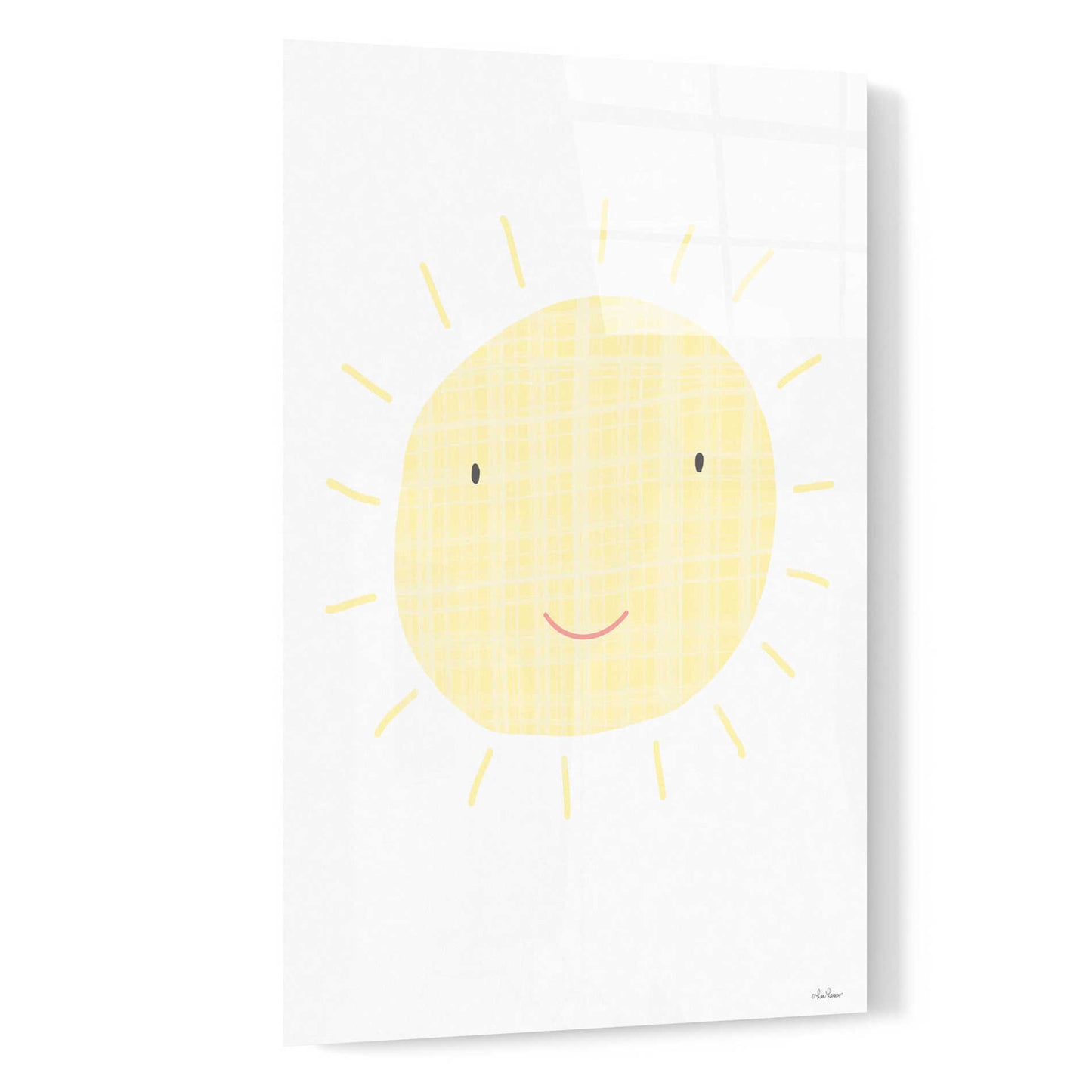 Epic Art 'Happy Sun' by Lisa Larson, Acrylic Glass Wall Art,16x24