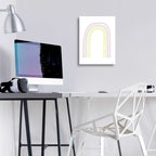 Epic Art 'Rainbow' by Lisa Larson, Acrylic Glass Wall Art,12x16