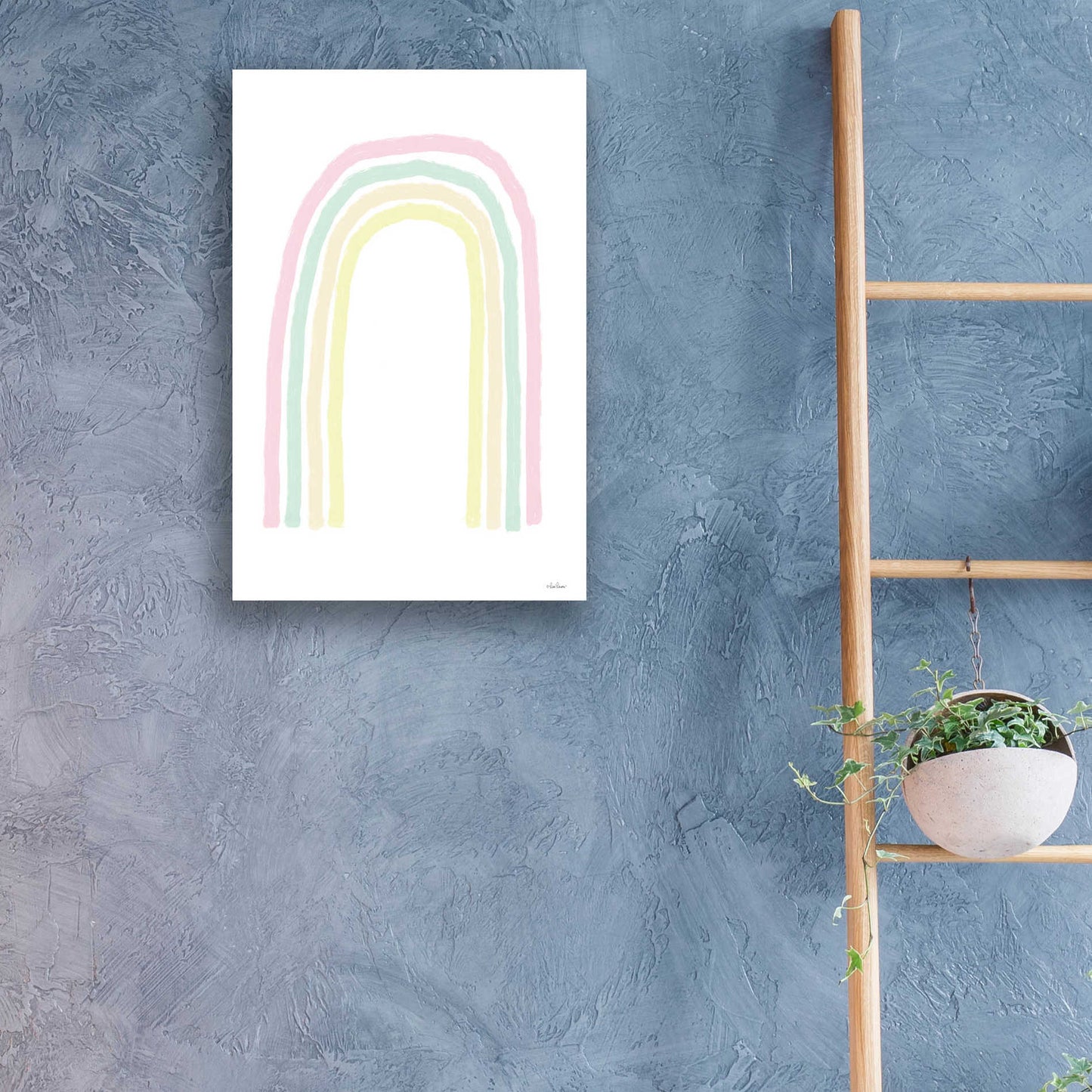 Epic Art 'Rainbow' by Lisa Larson, Acrylic Glass Wall Art,16x24