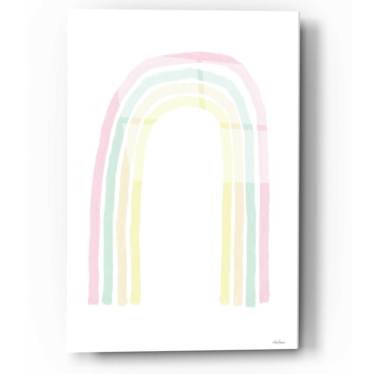 Epic Art 'Rainbow' by Lisa Larson, Acrylic Glass Wall Art