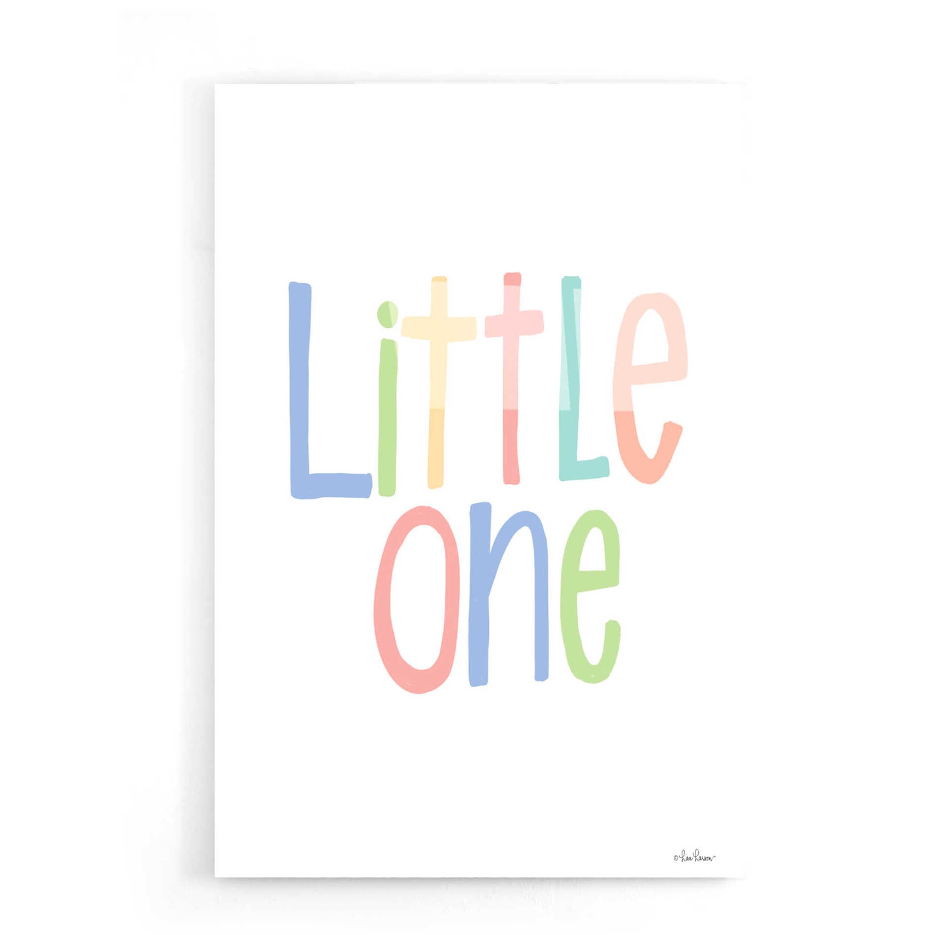 Epic Art 'Little One' by Lisa Larson, Acrylic Glass Wall Art,16x24