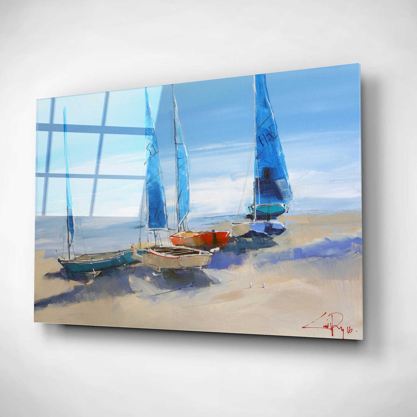 Epic Art 'Before The Sail' by Craig Trewin Penny, Acrylic Glass Wall Art,16x12