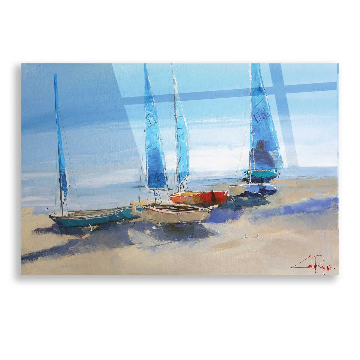 Epic Art 'Before The Sail' by Craig Trewin Penny, Acrylic Glass Wall Art,16x12