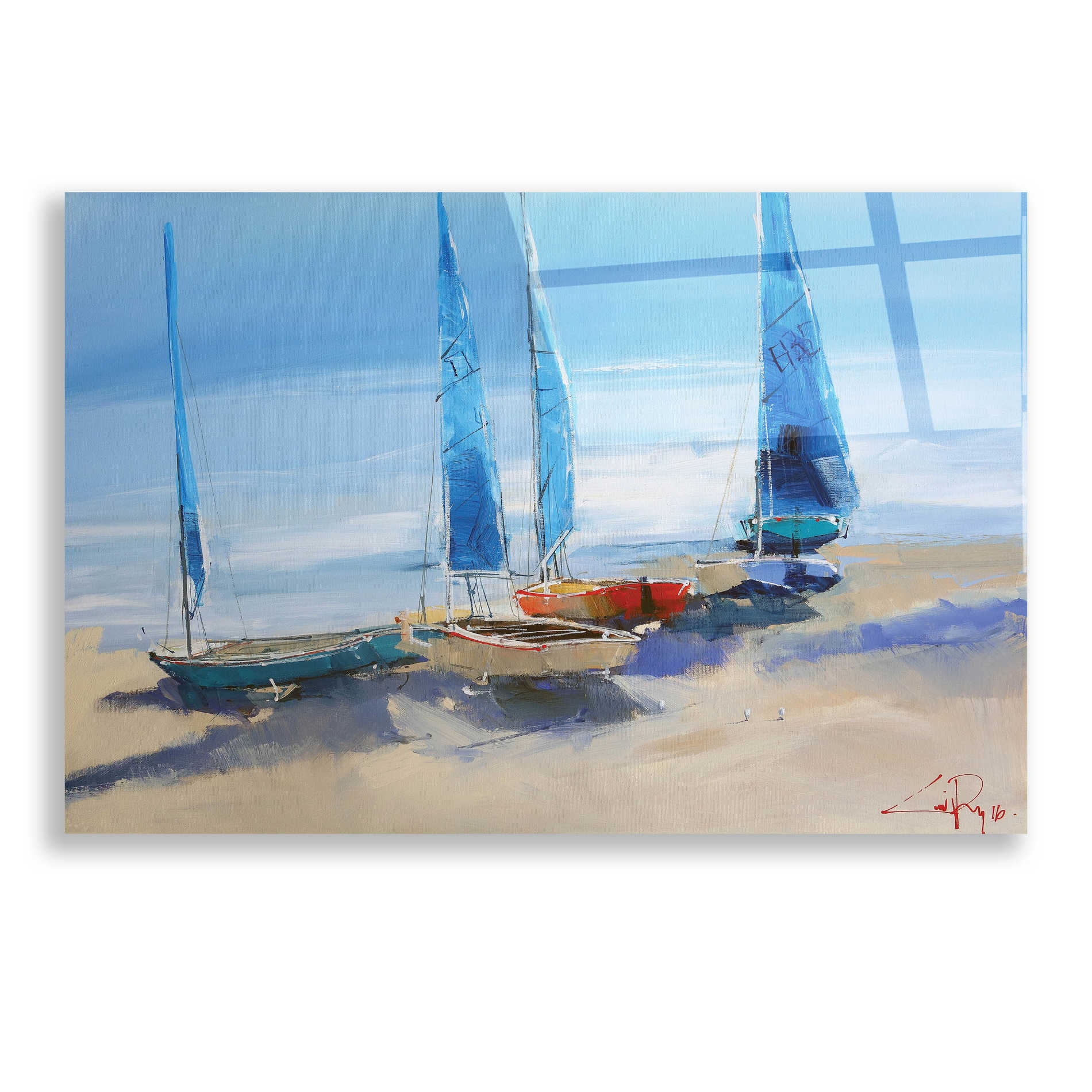 Epic Art 'Before The Sail' by Craig Trewin Penny, Acrylic Glass Wall Art,24x16