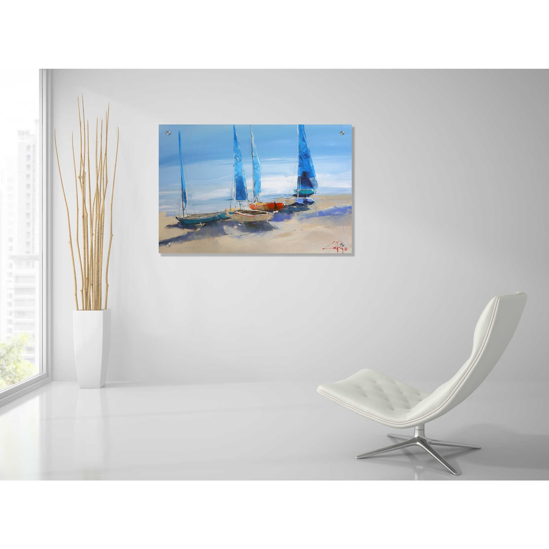 Epic Art 'Before The Sail' by Craig Trewin Penny, Acrylic Glass Wall Art,36x24