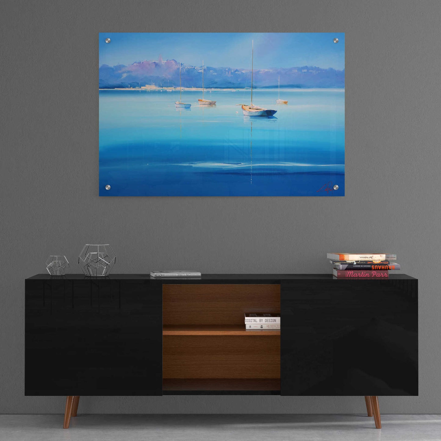 Epic Art 'Gold Decks, Sorrento' by Craig Trewin Penny, Acrylic Glass Wall Art,36x24