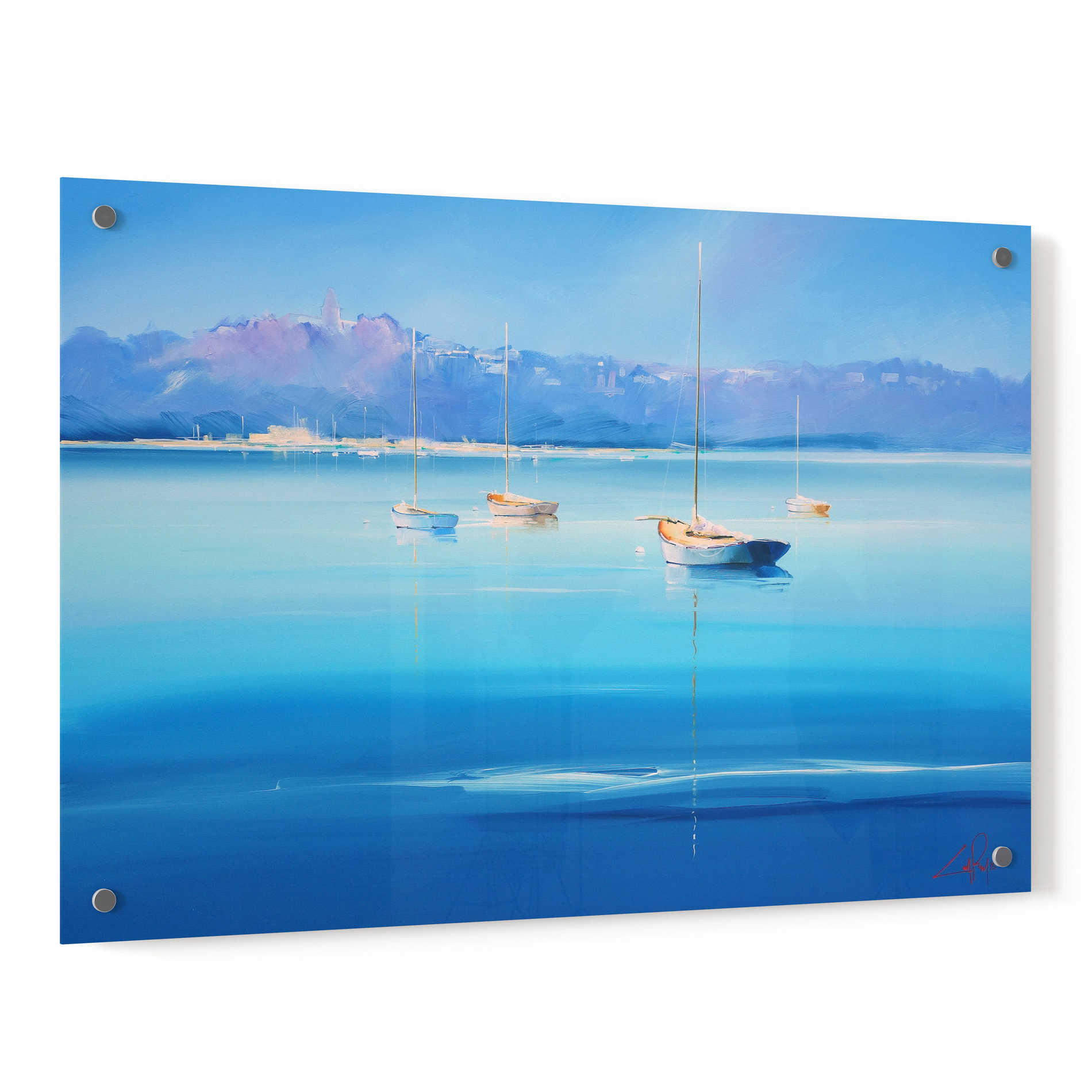 Epic Art 'Gold Decks, Sorrento' by Craig Trewin Penny, Acrylic Glass Wall Art,36x24