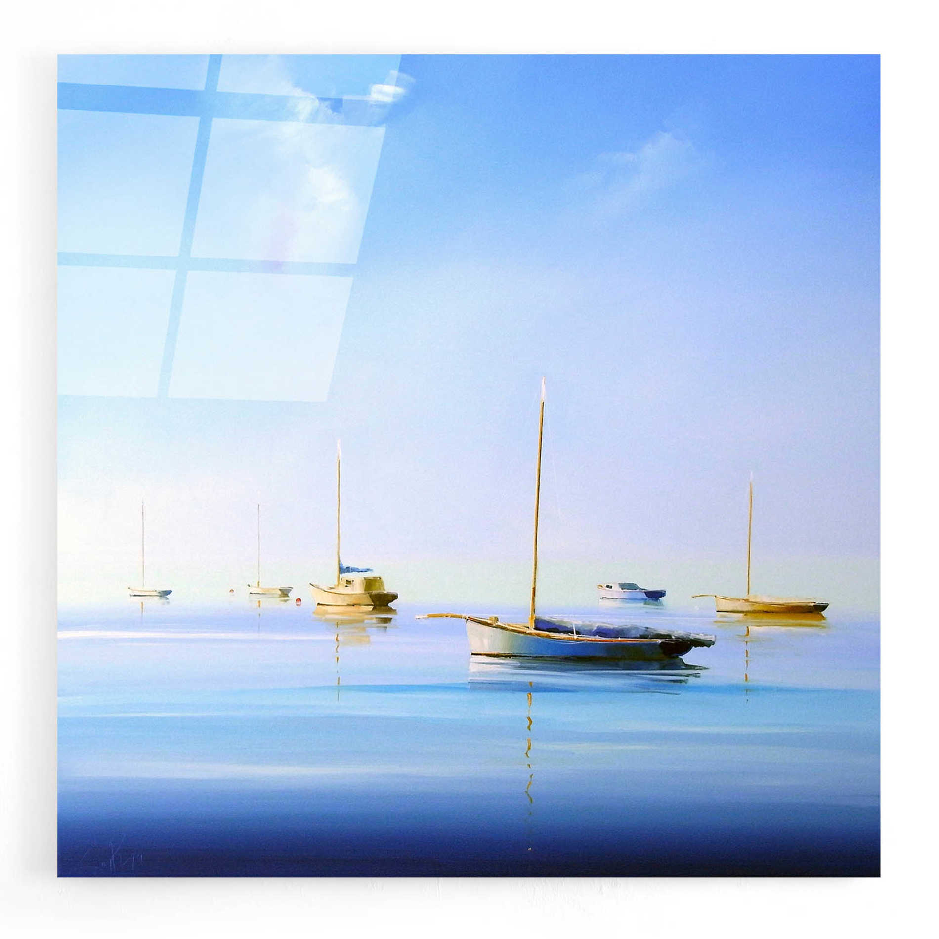 Epic Art 'Blue Couta 2' by Craig Trewin Penny, Acrylic Glass Wall Art