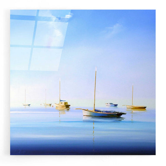 Epic Art 'Blue Couta 2' by Craig Trewin Penny, Acrylic Glass Wall Art