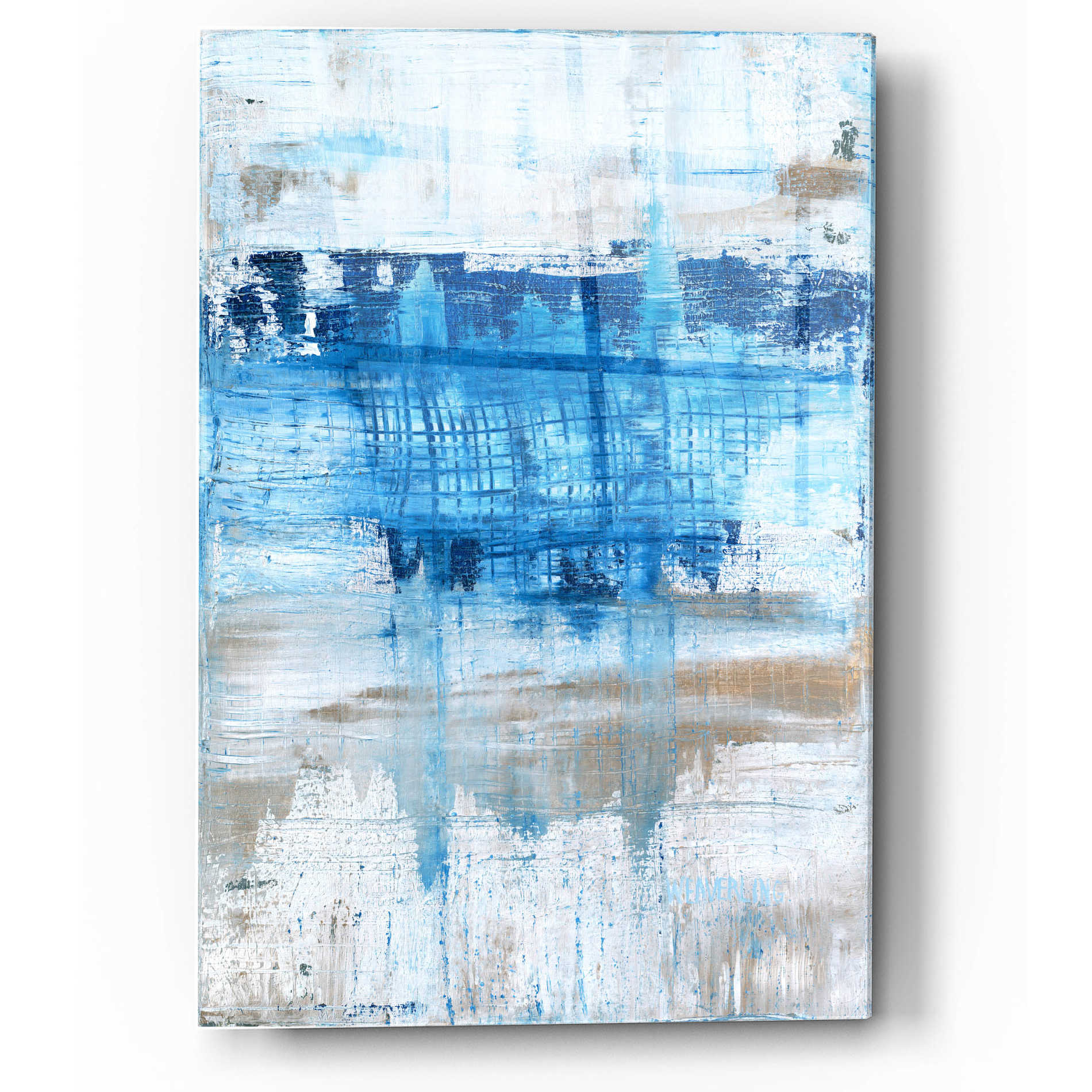 Epic Art 'Splash' by Julie Weaverling, Acrylic Glass Wall Art,12x16