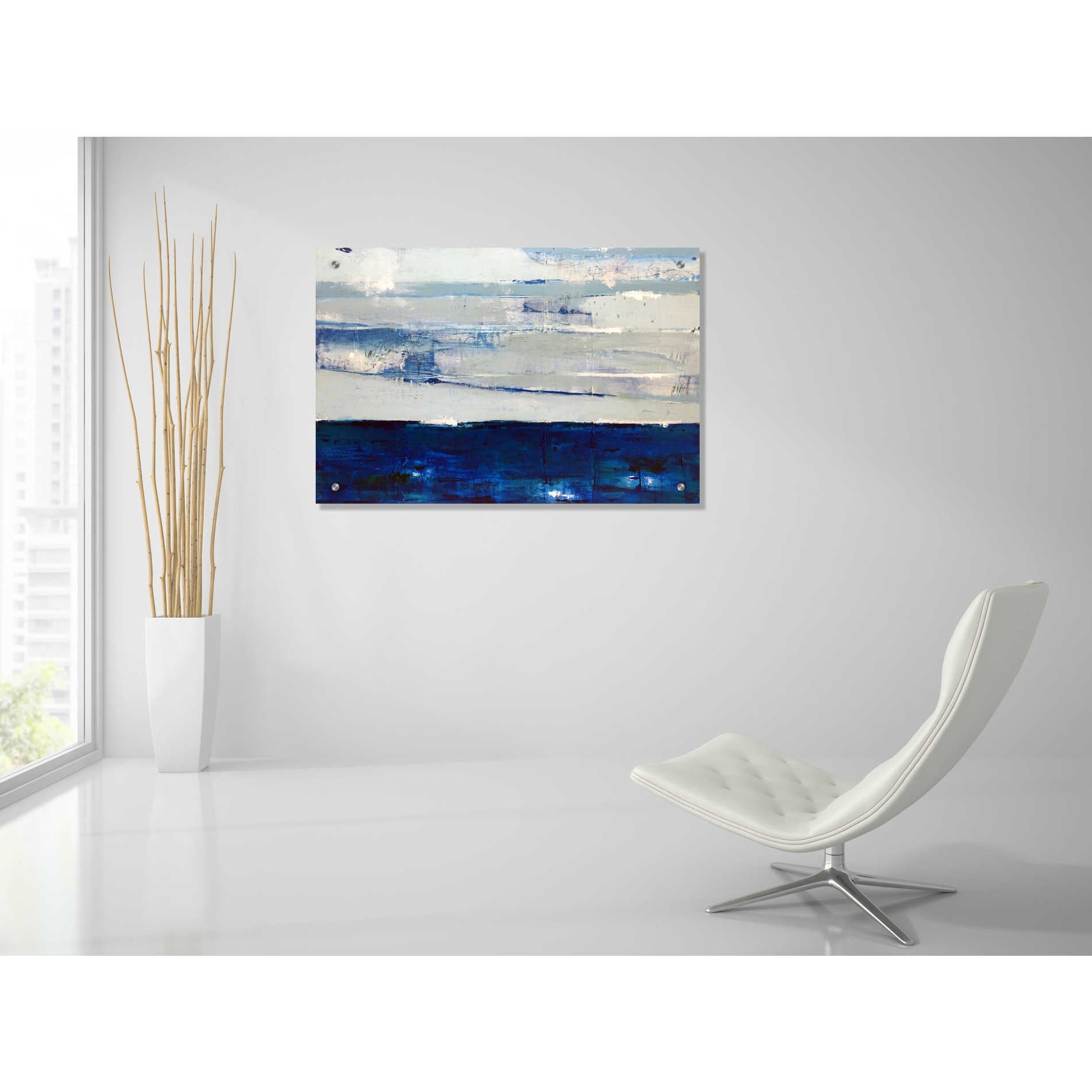 Epic Art 'I Always Return to the Sea' by Julie Weaverling, Acrylic Glass Wall Art,36x24