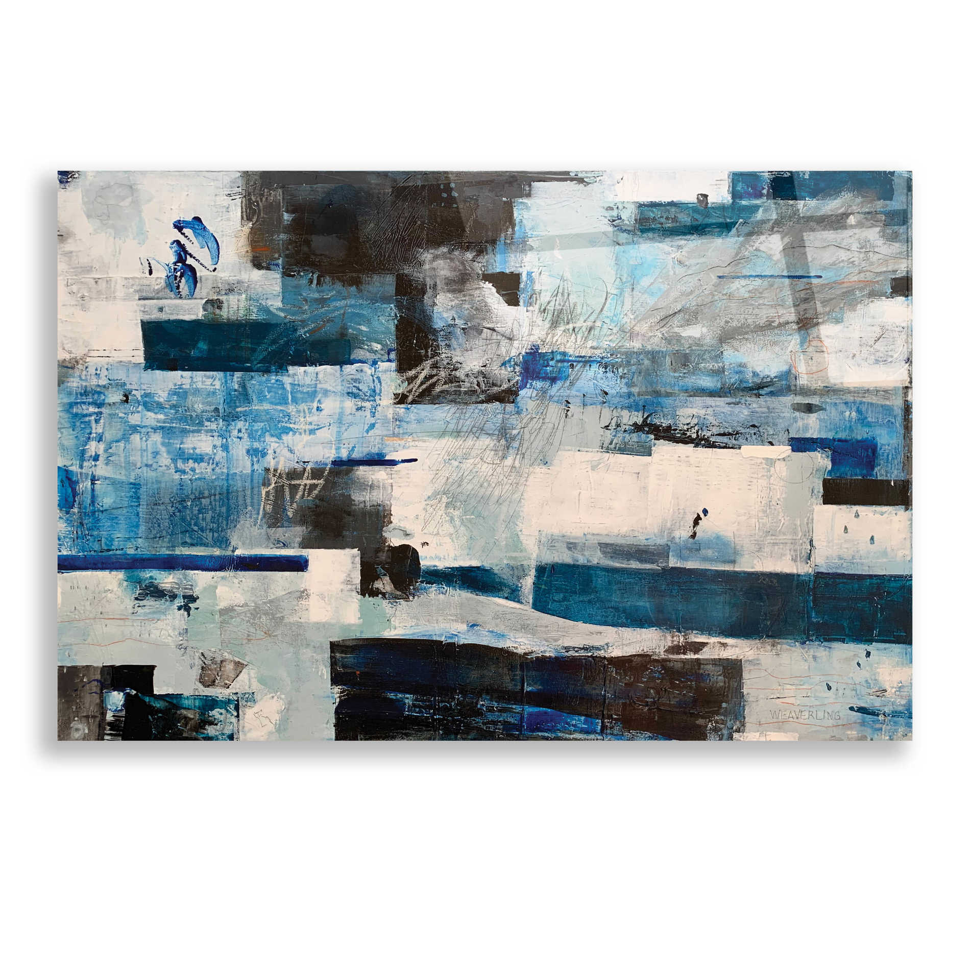 Epic Art 'Becoming' by Julie Weaverling, Acrylic Glass Wall Art,24x16